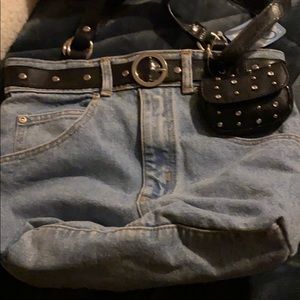 Jean bag w/pouch on belt